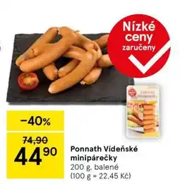 Tesco PONNATH VÍDEŇSKÉ MINIPÁREČKY nabídka
