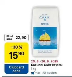 Tesco Korunní Cukr krystal nabídka