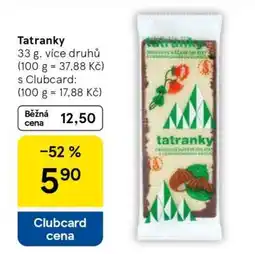 Tesco Tatranky nabídka