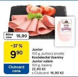 Tesco Junior Kostelecké Uzeniny Junior salám nabídka