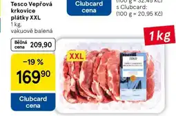 Tesco Tesco Vepřová krkovice plátky XXL nabídka