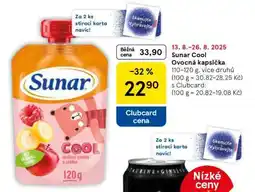 Tesco Sunar Cool Ovocná kapsička nabídka