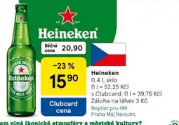 Tesco Heineken nabídka