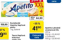 Tesco Apetito Lahodně smetanové XXL nabídka
