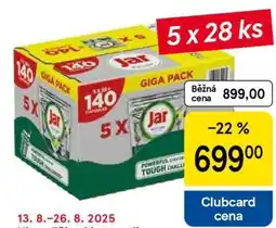 Tesco Jar Giga Pack 5x28 ks nabídka