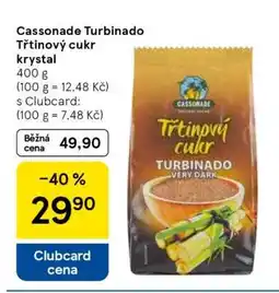 Tesco Cassonade Turbinado Třtinový cukr krystal nabídka