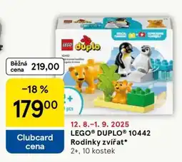 Tesco LEGO DUPLO 10442 Rodinky zvířat nabídka