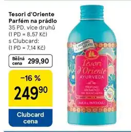 Tesco Tesori d'Oriente Parfém na prádlo nabídka