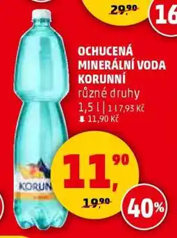 Penny Market Ochucená minerální voda Korunní nabídka