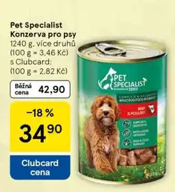 Tesco Pet Specialist Konzerva pro psy nabídka