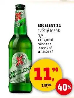 Penny Market Excelent 11 světlý ležák nabídka