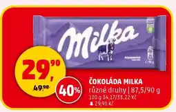 Penny Market ČOKOLÁDA MILKA nabídka