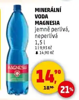 Penny Market MINERÁLNÍ VODA MAGNESIA nabídka