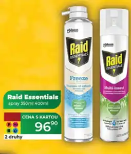 Tamda Foods Raid Essentials spray nabídka