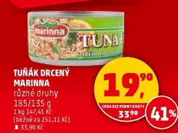 Penny Market TUŇÁK DRCENÝ MARINNA nabídka