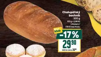 Billa Chalupářský bochník nabídka