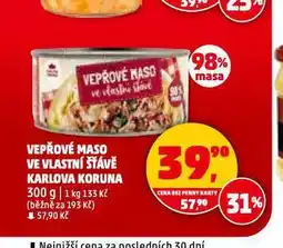 Penny Market Hamé vepřové maso ve vlastní šťávě nabídka