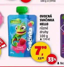 Penny Market Ovocná svačinka hello nabídka