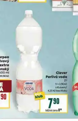 Billa Clever perlivá voda nabídka