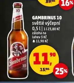 Penny Market Pivo gambrinus nabídka