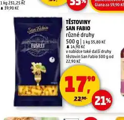 Penny Market Těstoviny san fabio nabídka