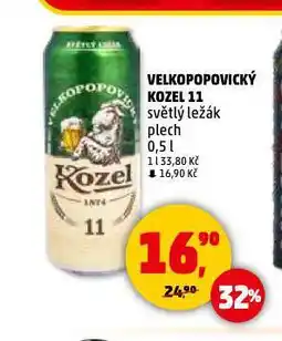 Penny Market Pivo velkopopovický kozel nabídka