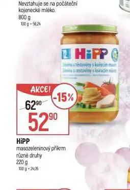 Globus Hipp masozeleninový příkrm nabídka