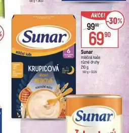 Globus Sunar mléčná kaše nabídka