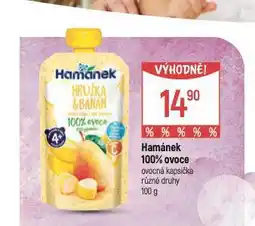 Globus Hamánek 100% ovoce nabídka
