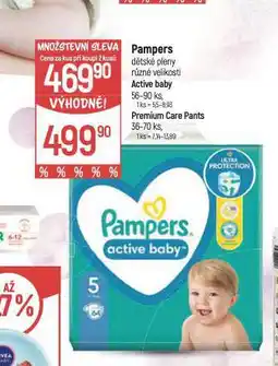 Globus Pampers dětské plenky nabídka
