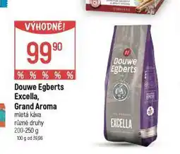 Globus Douwe egberts exc ella, grand aroma mletá káva nabídka