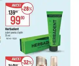 Globus Herbadent zubní pasta nabídka