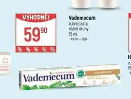 Globus Vadamecum zubní pasta nabídka
