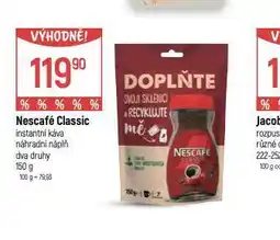 Globus Nescafé classic instantní káva nabídka