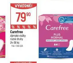 Globus Carefree dámské vložky nabídka