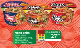 Tamda Foods Nong Shim nudle Bowl HOT & SPICY Chicken Kimchi Bowl nabídka