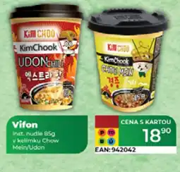 Tamda Foods Vifon inst. nudle v kelímku Chow Mein/Udon nabídka