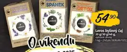 COOP TIP Leros bylinný čaj nabídka