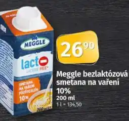 COOP TIP MEGGLE bezlaktózová smetana na vaření 10% nabídka