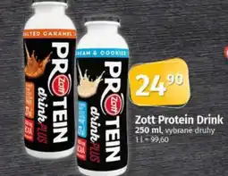 COOP TIP ZOTT Protein Drink nabídka