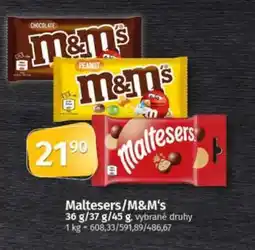 COOP TIP Maltesers/M&M'S nabídka