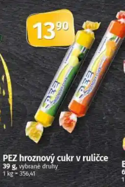 COOP TIP PEZ hroznový cukr v ruličce nabídka