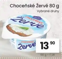 Kubík potraviny Choceňské Zerve nabídka