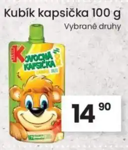 Kubík potraviny Kubík kapsička nabídka
