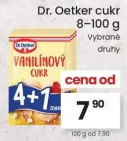 Kubík potraviny Dr. Oetker cukr nabídka
