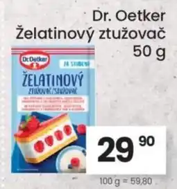 Kubík potraviny Dr. Oetker želatinový ztužovač nabídka