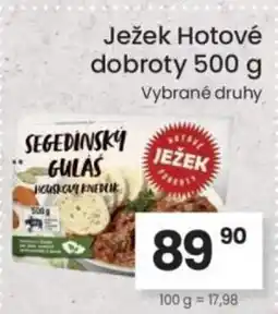 Kubík potraviny Ježek Hotové dobroty nabídka