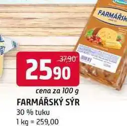 Terno Farmářský sýr 30% 100g nabídka