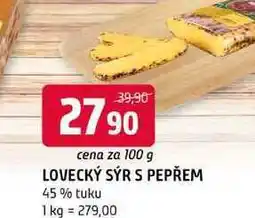 Terno Lovecký sýr s pepřem 100g nabídka