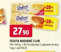 Terno Sedita Rodinné 130-140g,+ 20% vybrané druhy nabídka